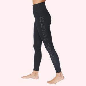 Spiritual Gangster Black Varsity Legging
